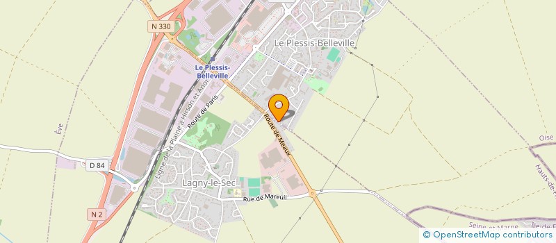 localisation de l'entreprise GFA DE SILLY LE LONG  SILLY-LE-LONG