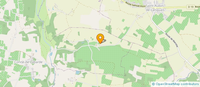 localisation de l'entreprise GFA DE SOULBAREDE  SAINT-AUBIN-DE-LANQUAIS