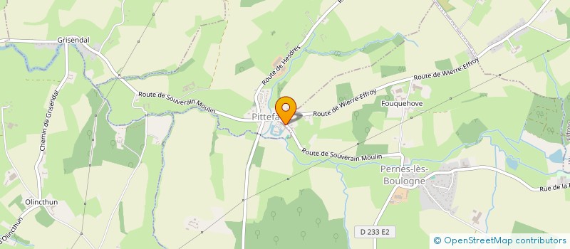 localisation de l'entreprise GFA DE SOUVERAIN MOULIN  PITTEFAUX