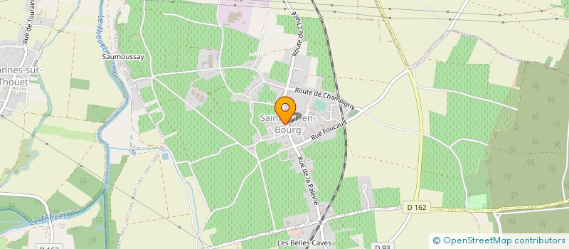 localisation de l'entreprise GFA DE SOUZIGNE  BELLEVIGNE-LES-CHATEAUX