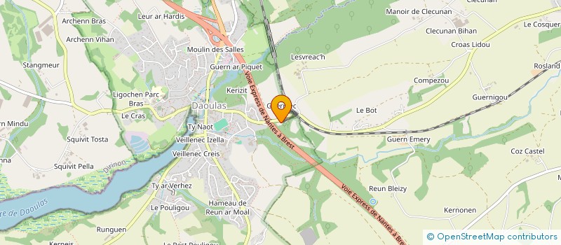 localisation de l'entreprise GFA DE ST GERMAIN  DAOULAS