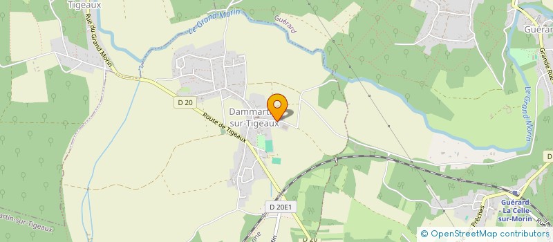 localisation de l'entreprise GFA DE ST GOBERT  DAMMARTIN-SUR-TIGEAUX