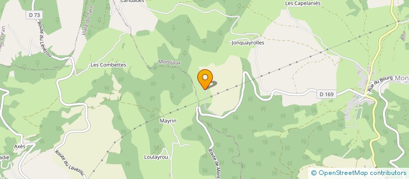 localisation de l'entreprise GFA DE ST JEAN DE GARY  MONTJAUX