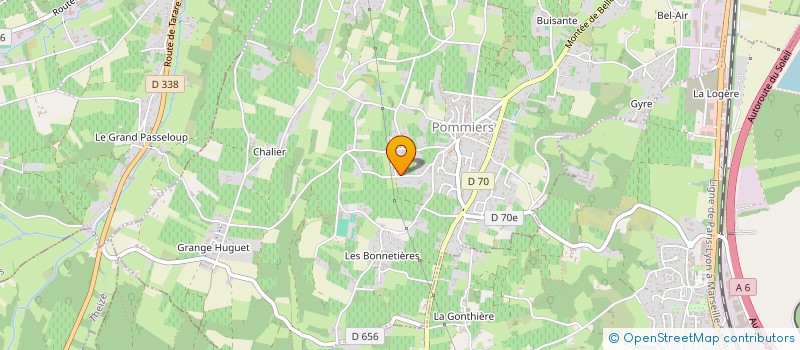 localisation de l'entreprise GFA DE ST PRE à POMMIERS