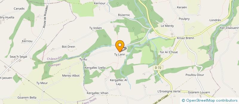 localisation de l'entreprise GFA DE T LANN  SAINT-THOIS