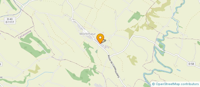 localisation de l'entreprise GFA DE TACAGNOU  MONTMAUR