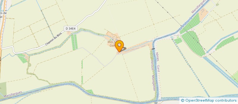 localisation de l'entreprise GFA DE TAMARIGUIERES  MARSILLARGUES