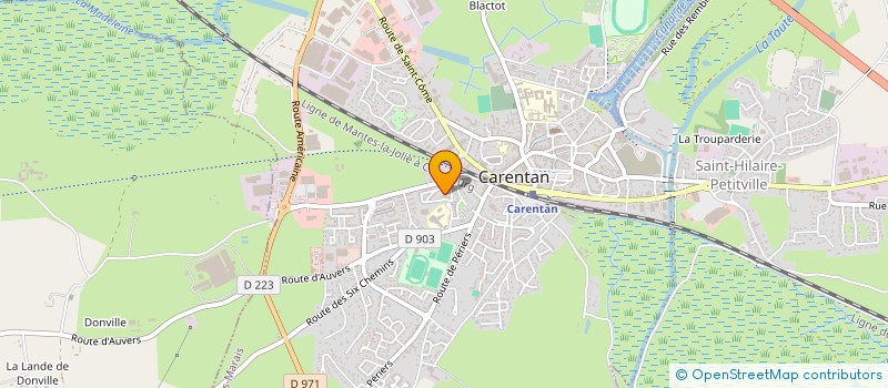 localisation de l'entreprise GFA DE TAMERVILLE à CARENTAN-LES-MARAIS