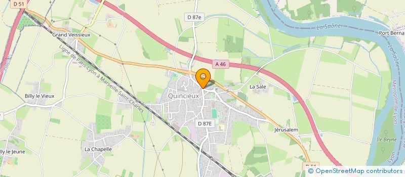 localisation de l'entreprise GFA DE TARRABASSA  QUINCIEUX