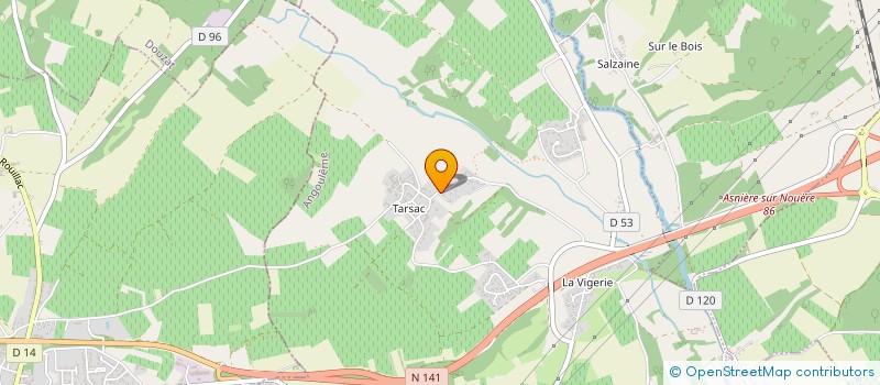 localisation de l'entreprise GFA DE TARSAC à SAINT-SATURNIN