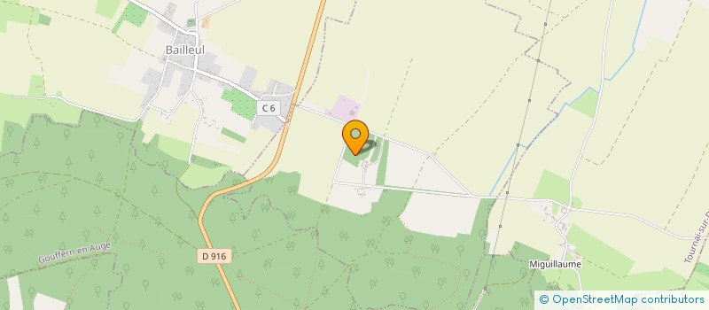 localisation de l'entreprise GFA DE TERTU à VILLEDIEU-LES-BAILLEUL