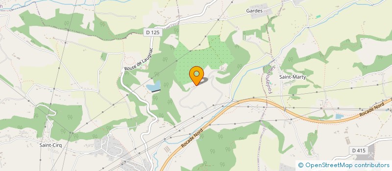 localisation de l'entreprise GFA DE TOURTAREL  COLAYRAC-SAINT-CIRQ