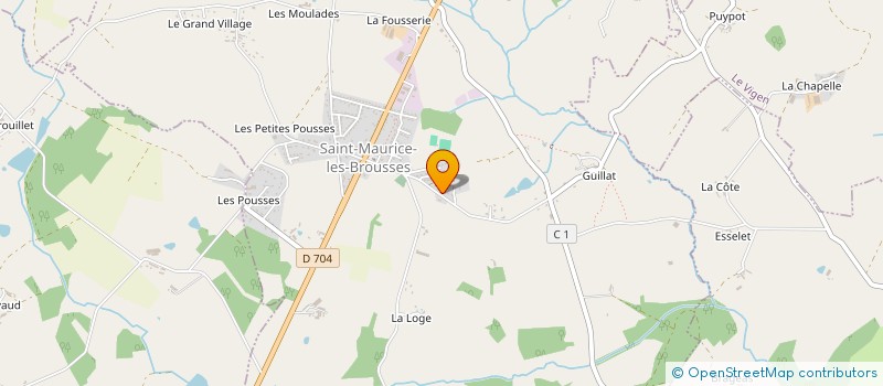 localisation de l'entreprise GFA DE TOUT VENT à SAINT-PRIEST-LIGOURE