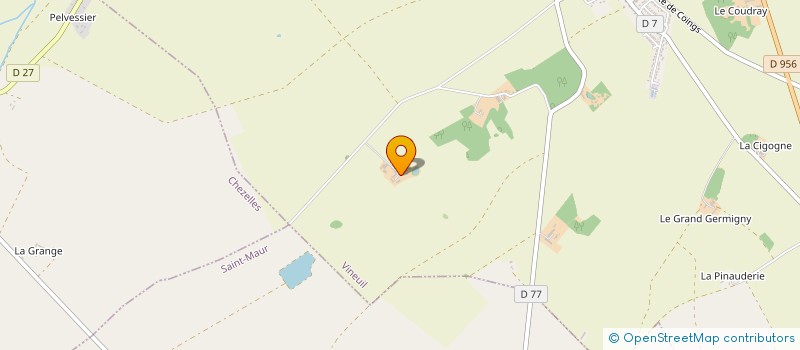 localisation de l'entreprise GFA DE TOUTVENT  VINEUIL