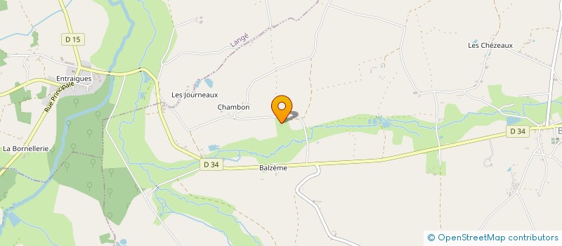 localisation de l'entreprise GFA DE TOUVENT  VINEUIL