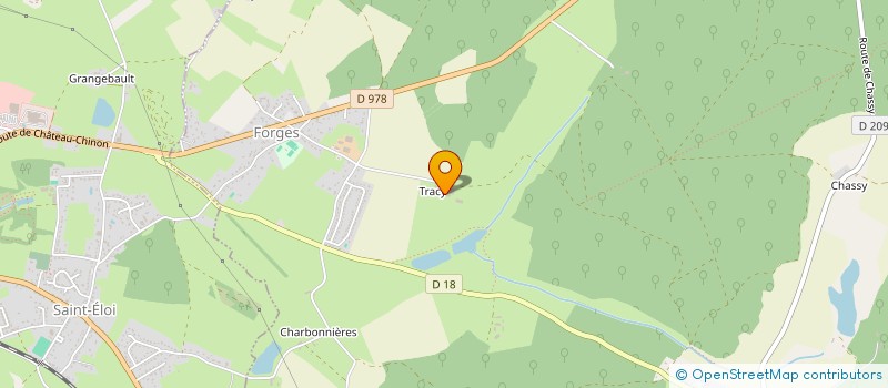 localisation de l'entreprise GFA DE TRACY à SAUVIGNY-LES-BOIS