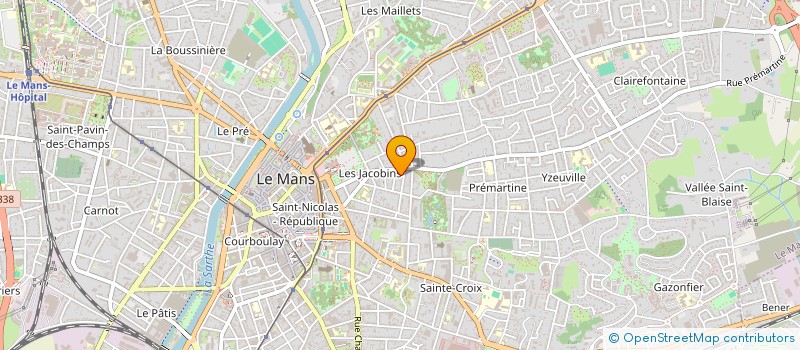 localisation de l'entreprise GFA DE TREFONTAINES à LE MANS