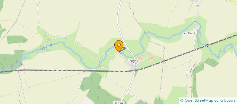 localisation de l'entreprise GFA DE TRUGNY  BRUYERES-SUR-FERE