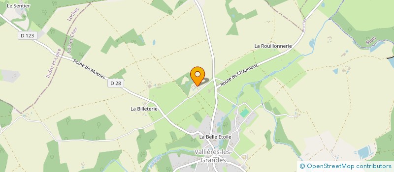 localisation de l'entreprise GFA DE VALAINVILLE  VALLIERES-LES-GRANDES