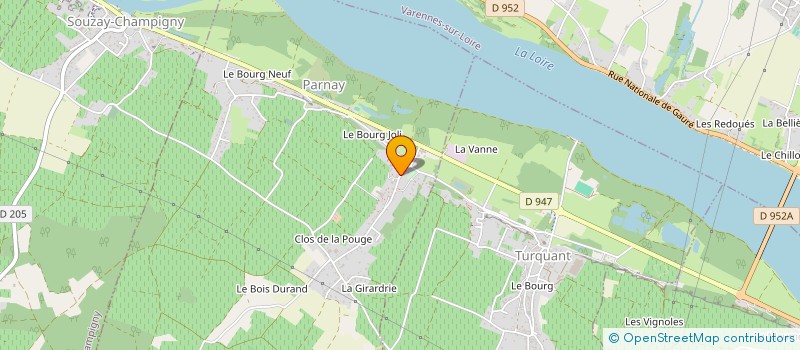 localisation de l'entreprise GFA DE VALBRUN  PARNAY