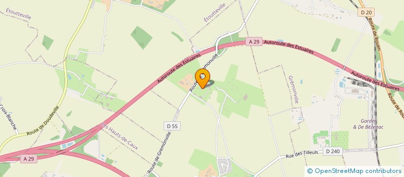 localisation de l'entreprise GFA DE VALLEVILLE  ECTOT-LES-BAONS