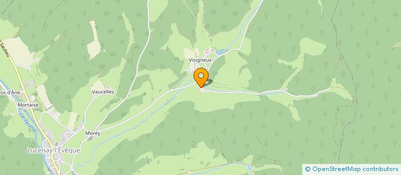 localisation de l'entreprise GFA DE VAUCHEZEUIL  CHISSEY-EN-MORVAN