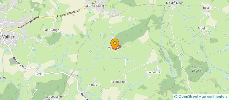 localisation de l'entreprise GFA DE VAUZELLE  SAINT-ROMAIN-SOUS-GOURDON