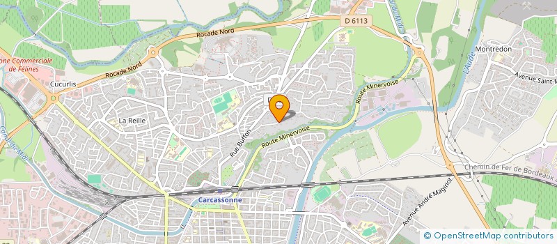 localisation de l'entreprise GFA DE VENTENAC CABARDES à CARCASSONNE