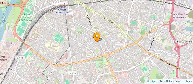 localisation de l'entreprise GFA DE VILGUE à ANGERS