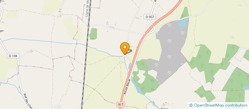 localisation de l'entreprise GFA DE VILLARS  SAINT-PARIZE-LE-CHATEL