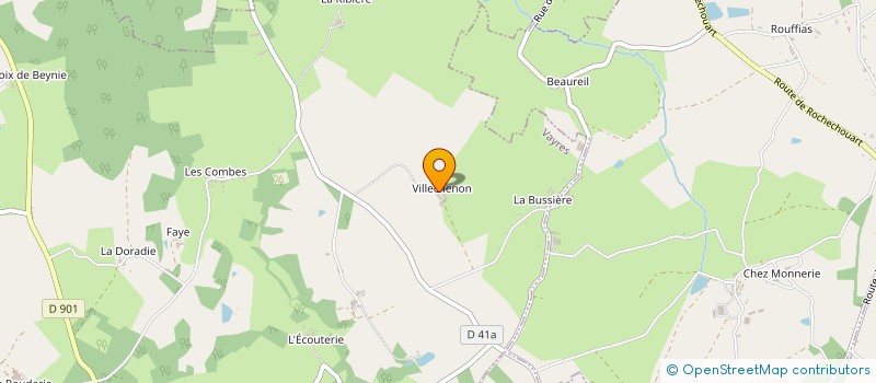 localisation de l'entreprise GFA DE VILLECHENON  VAYRES