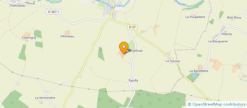 localisation de l'entreprise GFA DE VILLELOUP  DANGEAU