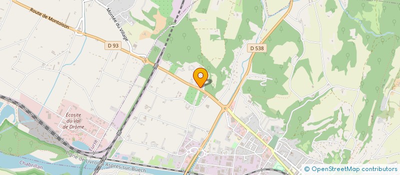 localisation de l'entreprise GFA DE VILLENEUVE  CHABRILLAN