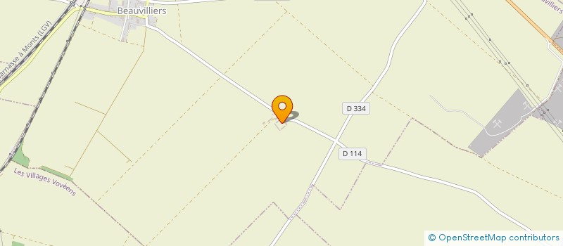 localisation de l'entreprise GFA DE VILLENEUVE LA VIERGE à BEAUVILLIERS