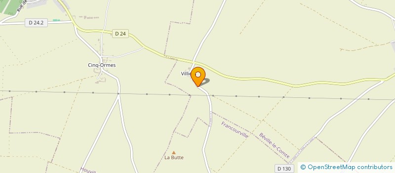 localisation de l'entreprise GFA DE VILLIERS à BEVILLE-LE-COMTE