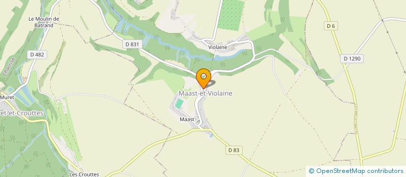 localisation de l'entreprise GFA DE VIOLAINE  MAAST-ET-VIOLAINE