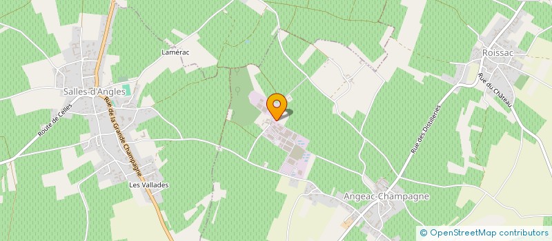 localisation de l'entreprise GFA DE VIREMAIN à ANGEAC-CHAMPAGNE