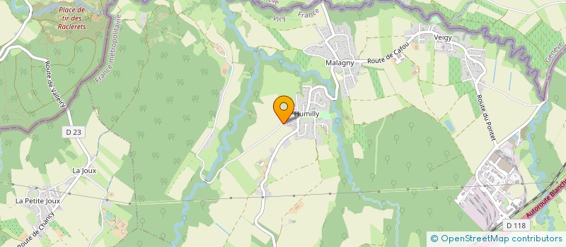 localisation de l'entreprise GFA DE VIRY à VIRY