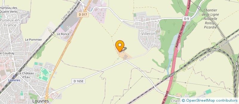 localisation de l'entreprise GFA DE VOLLERAND ET VILLERON à VILLERON