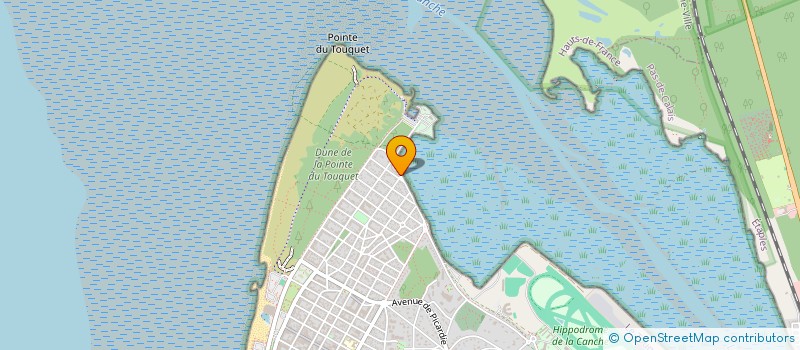 localisation de l'entreprise GFA DEAUVILLE ST GATIEN HORSE COMPANY à LE TOUQUET-PARIS-PLAGE