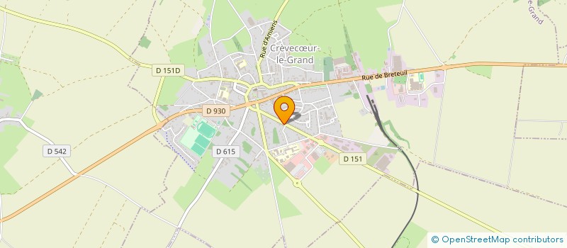 localisation de l'entreprise GFA DECHERF-COCQUEEL  CREVECUR-LE-GRAND