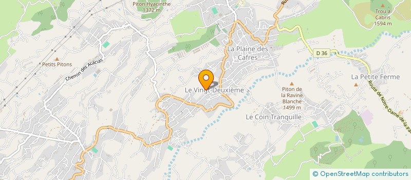 localisation de l'entreprise GFA DEESSE à LE TAMPON