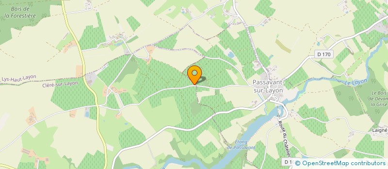 localisation de l'entreprise GFA DEFFOIS NEVOUET  CLERE-SUR-LAYON