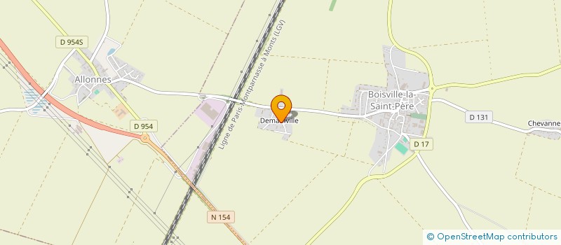 localisation de l'entreprise GFA DELARUE à BOISVILLE-LA-SAINT-PERE