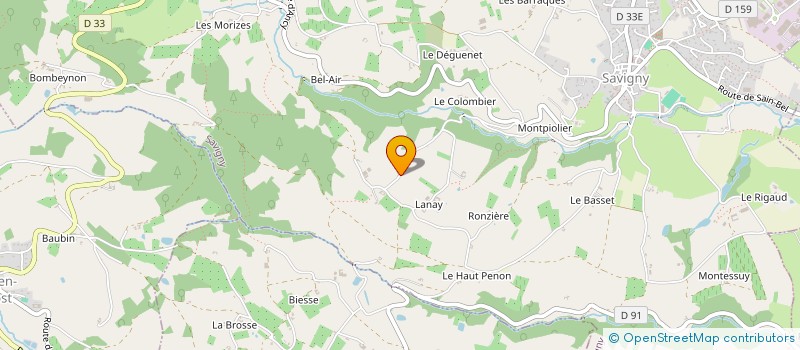 localisation de l'entreprise GFA DEMAREST  SAVIGNY