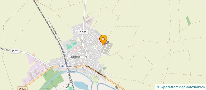 localisation de l'entreprise GFA DENIS - PECHART  VILLENEUVE-SUR-AISNE