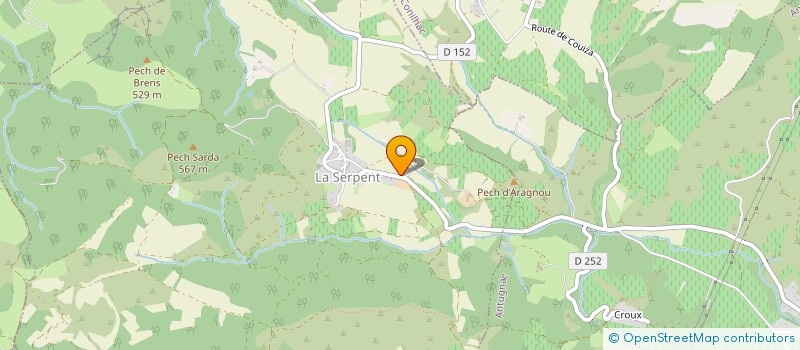 localisation de l'entreprise GFA DENOIS  ROQUETAILLADE-ET-CONILHAC