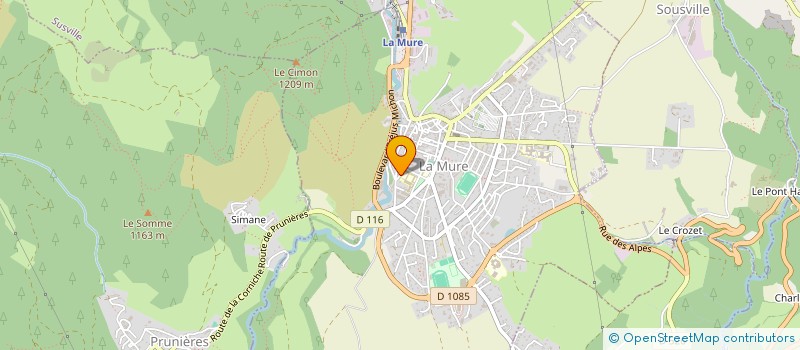 localisation de l'entreprise GFA DEPRESLE  LA MURE