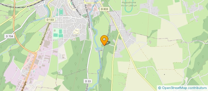 localisation de l'entreprise GFA DES 10 ECLUSES  TREIS-SANTS-EN-OUCHE