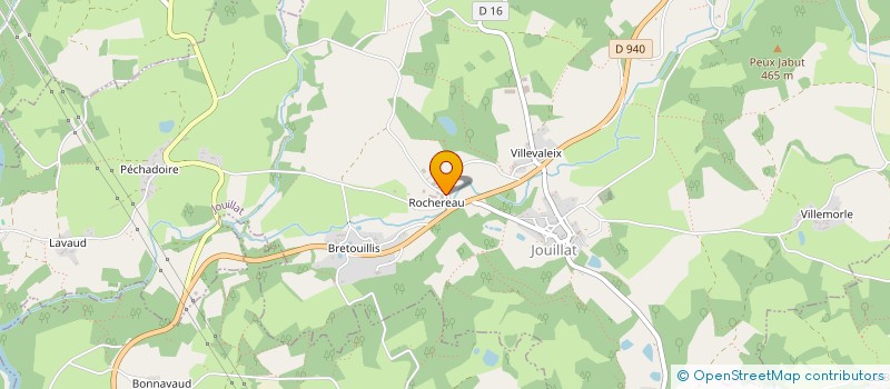 localisation de l'entreprise GFA DES 3 G  JOUILLAT